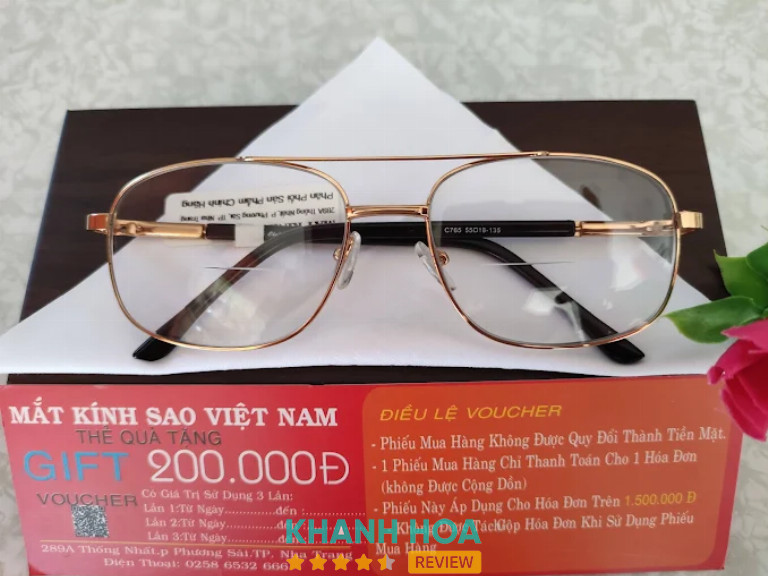 Mắt kính Sao Việt Nam – Vinastar Optical, Nha Trang