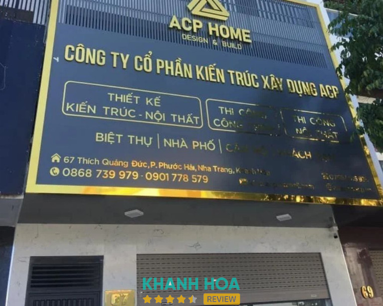 Bài đánh giá về Công ty cổ phần Kiến trúc Xây dựng ACP - Nha Trang, Khánh Hòa