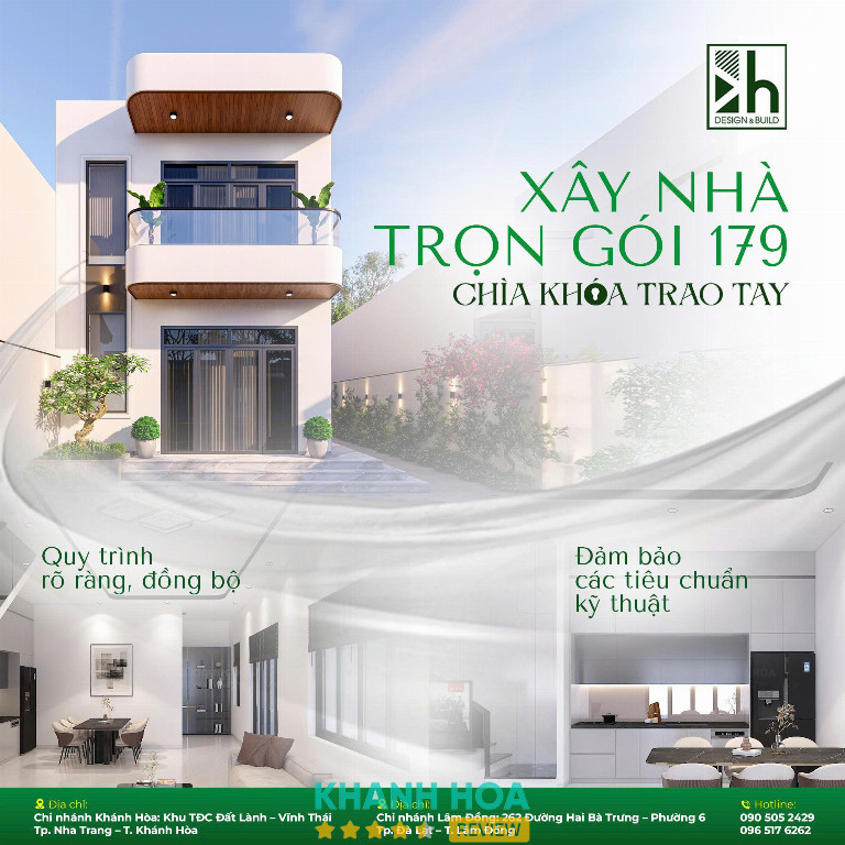 Công ty Xây Dựng Khánh Hòa (Xây Nhà Trọn Gói 179) - P. Nam Nha Trang