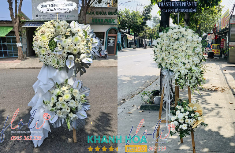 Các mẫu vòng hoa đám tang của Floli