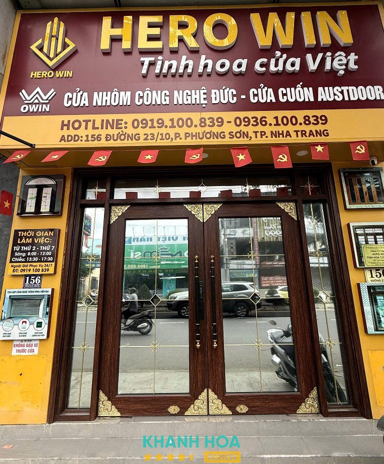 Herowin lắp đặt cửa cuốn ở Khánh Hòa