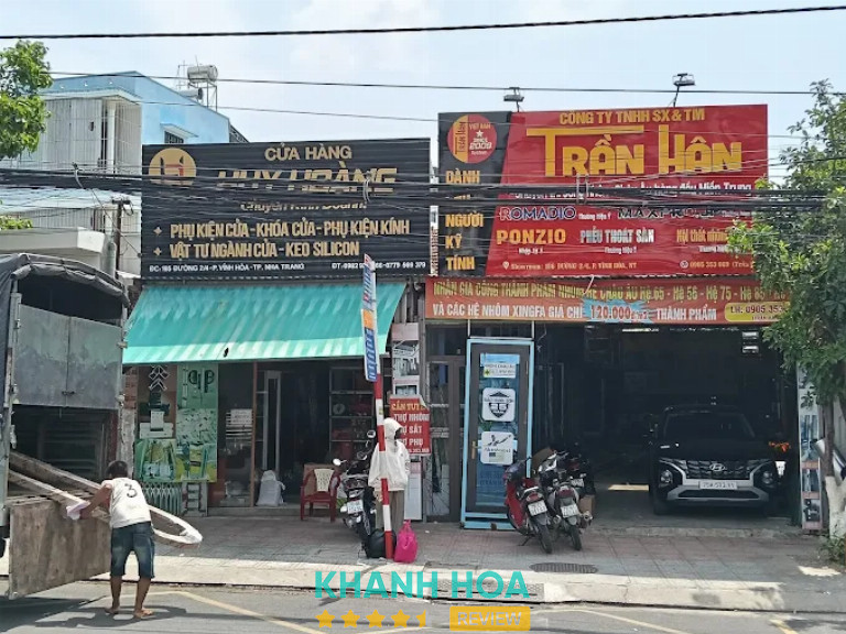 Công ty Nhôm Kính Trần Hân thi công nhôm kính ở Khánh Hòa