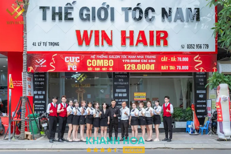 Tiệm cắt tóc nam ở Khánh Hòa Thế Giới Tóc Nam Win Hair