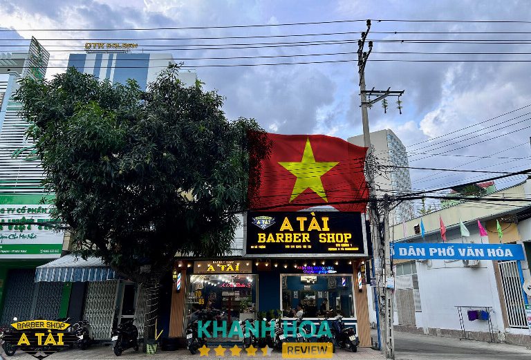 Tiệm cắt tóc nam đẹp ở Khánh Hòa A Tài Barbershop