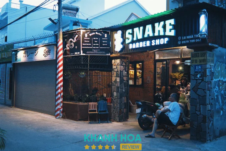 Tiệm cắt tóc nam ở Khánh Hòa Snake Barber Shop