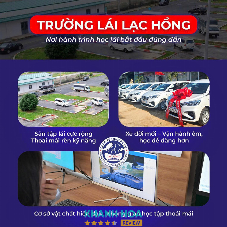 Trung tâm GDNN đào tạo và sát hạch lái xe Lạc Hồng - 719 Lê Hồng Phong