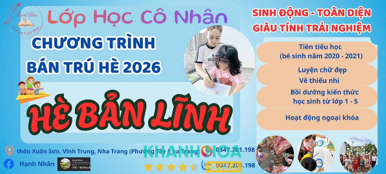 Lớp luyện Chữ Đẹp Cô Hạnh Nhân ở Nha Trang