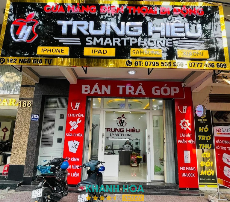 Cửa hàng điện thoại di động ở Phan Rang, Ninh Thuận Trung Hiếu Smartphone
