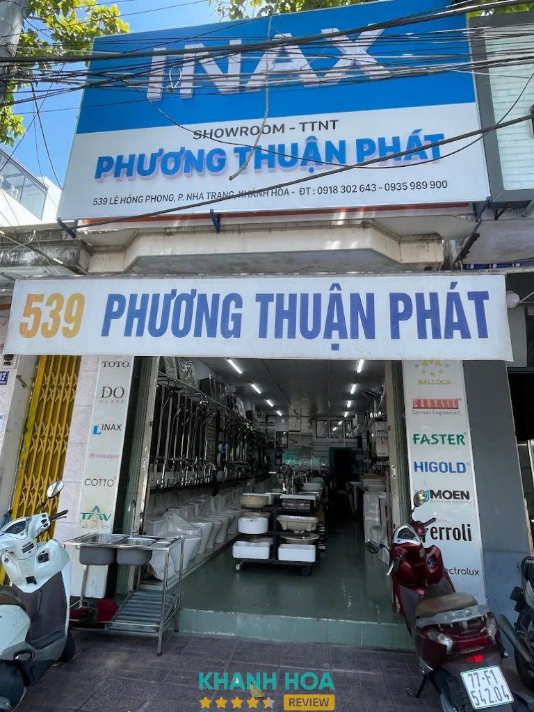Cửa hàng thiết bị vệ sinh ở Nha Trang Phương Thuận Phát