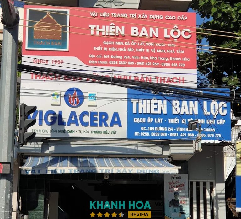 Cửa hàng thiết bị vệ sinh ở Nha Trang Thiên Ban Lộc