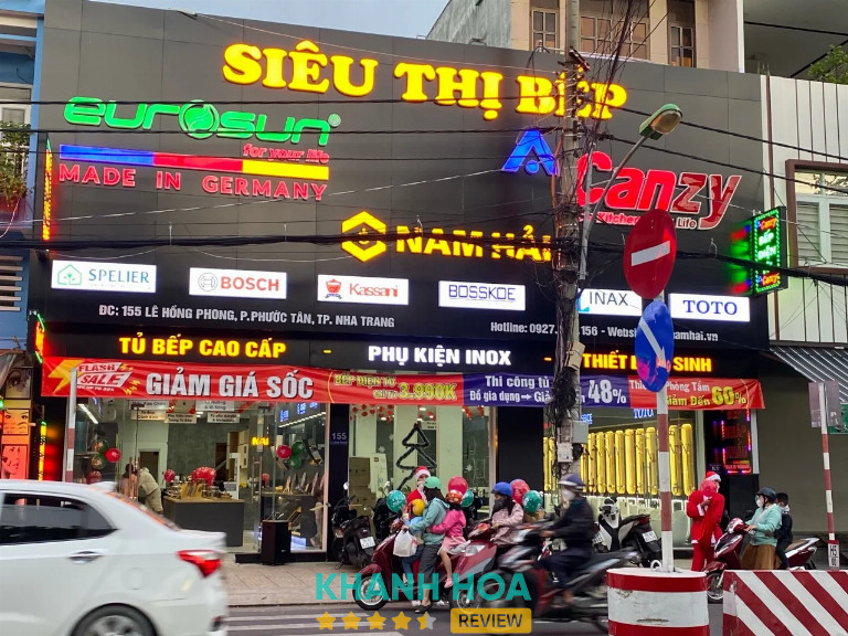 Cửa hàng thiết bị vệ sinh ở Nha Trang Siêu Thị Bếp Nam Hải