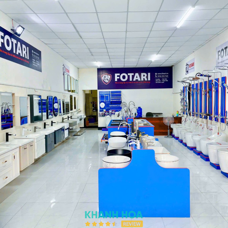 Cửa hàng thiết bị vệ sinh ở Ninh Thuận Fotari