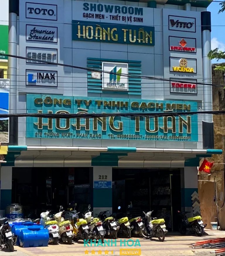 Cửa hàng thiết bị vệ sinh ở Ninh Thuận Hoàng Tuấn