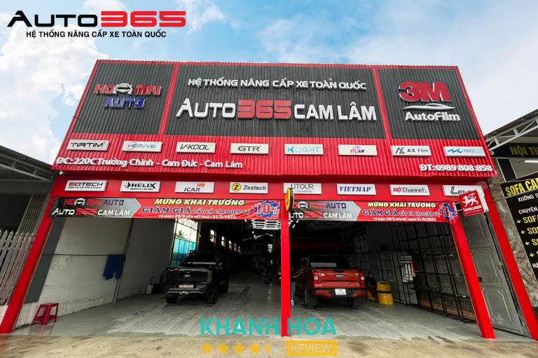Gara ô tô Hoa Mai Auto Cam Lâm
