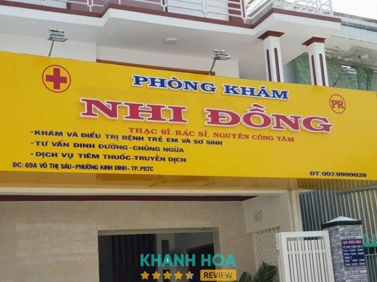 Phòng Khám Nhi Đồng PR – Kids Care – Dr. Công Tâm, Phan Rang