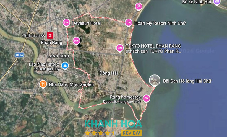 Bản đồ Phường Đông Hải, Khánh Hòa
