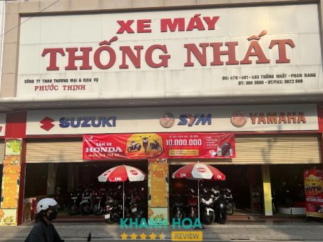 Bài đánh giá về Trung Tâm Xe Máy Thống Nhất, Phan Rang, Khánh Hòa