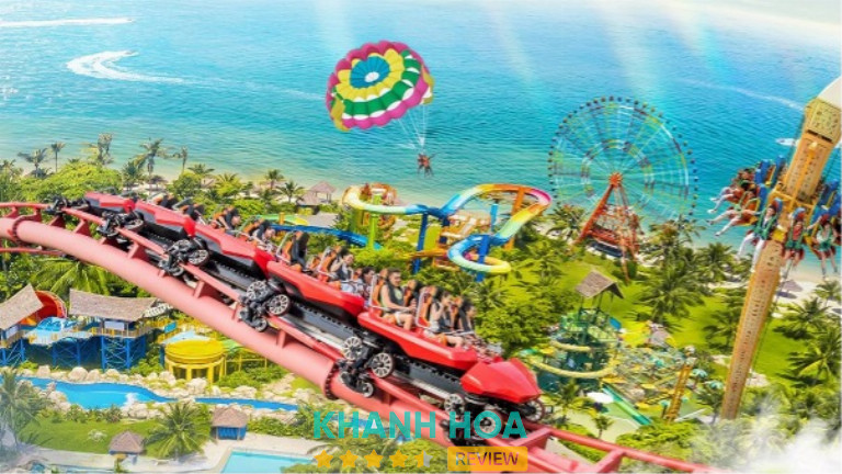 VinWonders Nha Trang nhìn từ trên cao